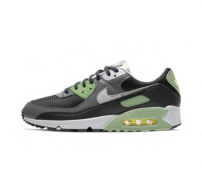 Men's Running weapon Air Max 90 Black/Green Shoes 0107